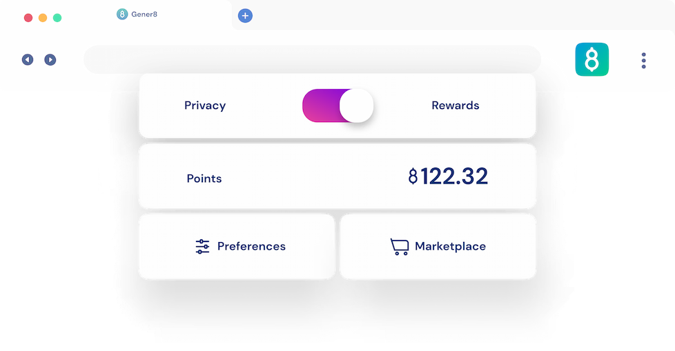 Gener8 Extension - Settings panel